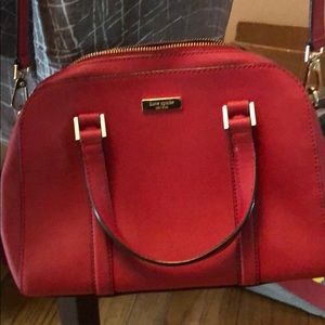 Nice late spade handbag great color it is real